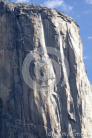 El Capitan granite formation in Yosemite Stock Photo