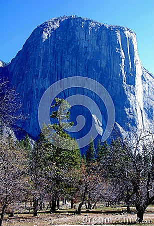 El Capitan rock Stock Photo