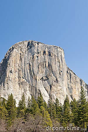 El Capitan rock formations Stock Photo