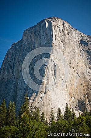 El Capitan Rock, Yosemite National Park Stock Photo