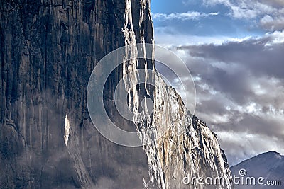 El Capitan rock in Yosemite National Park Stock Photo