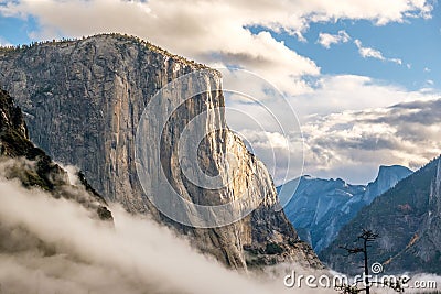 El Capitan rock in Yosemite National Park Stock Photo