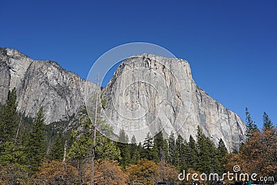 El capitan winter view Stock Photo