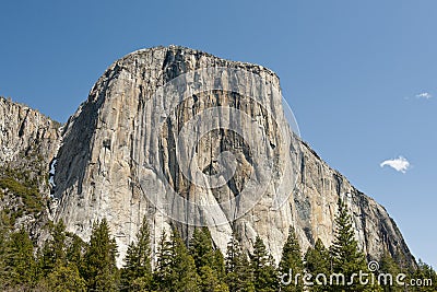 El Capitan in Yosemite Stock Photo