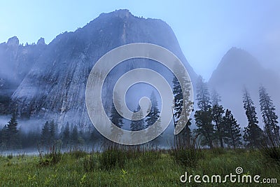 El Capitan Yosemite Stock Photo