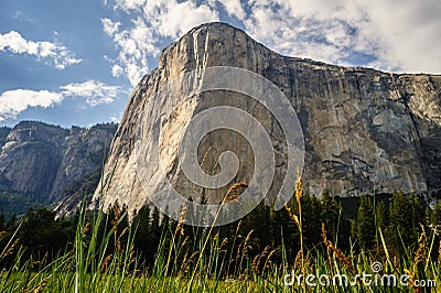 El Capitan in Yosemite National Park Stock Photo