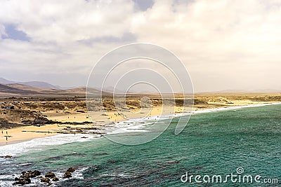 El cotillo beach Stock Photo