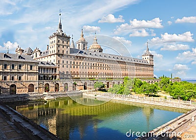 El Escorial Palace, Spain Stock Photo