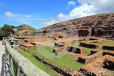 El Fuerte Archaeology ruins,Bolivia Editorial Stock Photo