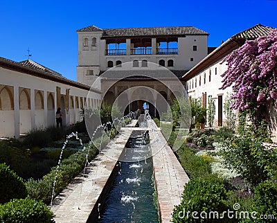 El Generalife Stock Photo