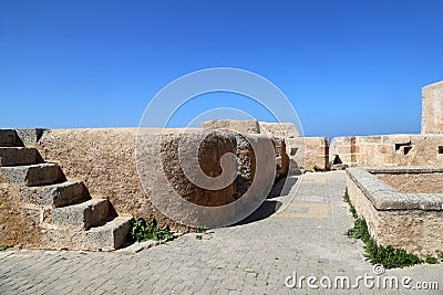 Old Portuguese Fortress Stock Photo