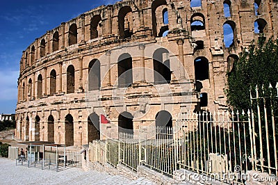 El Jem in Tunisia Stock Photo