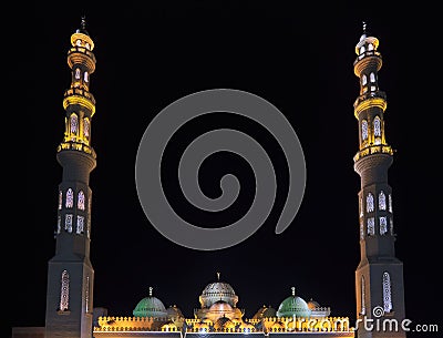 El Mina Mosque in Hurghada, Egypt Stock Photo