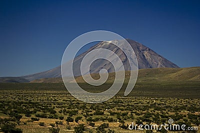 El Misti Volcano Stock Photo