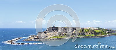 El Morro fort Puerto Rico Stock Photo