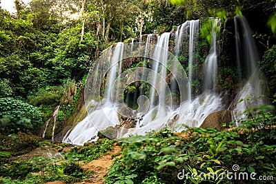 El Nicho - famous waterfalls on Cuba Stock Photo