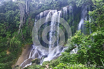 El Nicho Waterfalls, Cuba Stock Photo