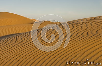 El Pinacate Dunes in the Sonoran Desert Stock Photo