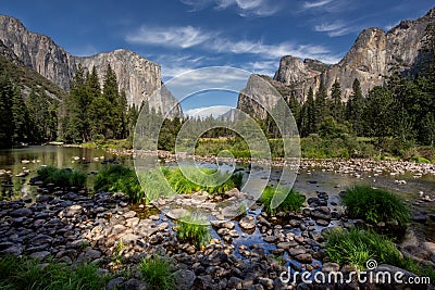 El portal view, Yosemite National Park Stock Photo