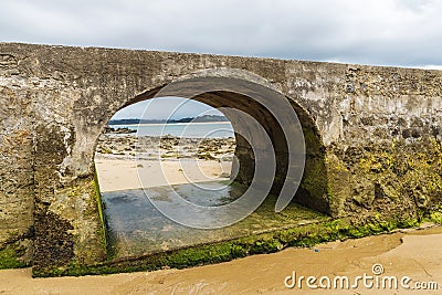 El Sardinero beach in Santander, Spain Stock Photo