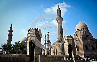 El Sultan HASSAN Mosque Stock Photo