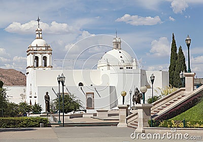 El Templo de San Francisco, Chihuahua, Mexico Editorial Stock Photo