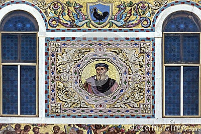 Elaborate Mosaic - Venice - Italy Editorial Stock Photo