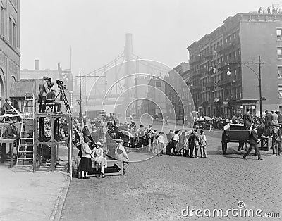 ELABORATE REHEARSAL Stock Photo