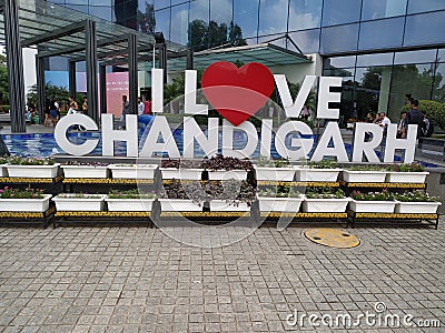 Elante mall in Chandigarh Editorial Stock Photo