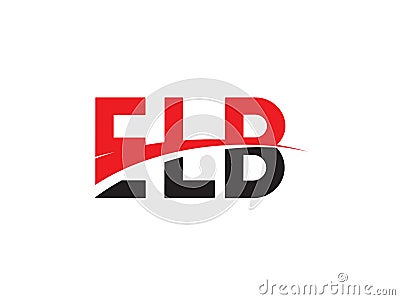 ELB Letter Initial Logo Design Vector Illustration Vector Illustration