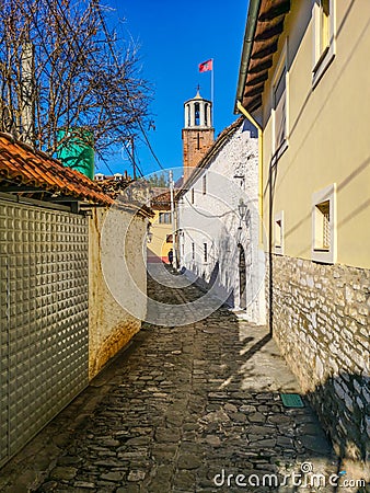 Elbasan old city view, Albania Stock Photo