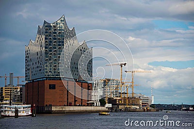 Elbphilharmonie concert hall, hamburg, germany, Editorial Stock Photo