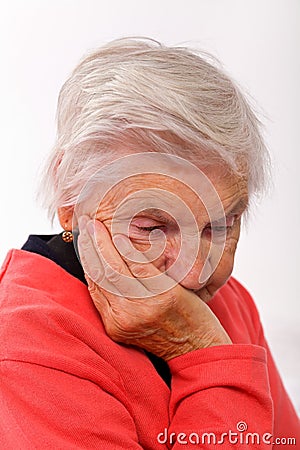 Elderly care Stock Photo