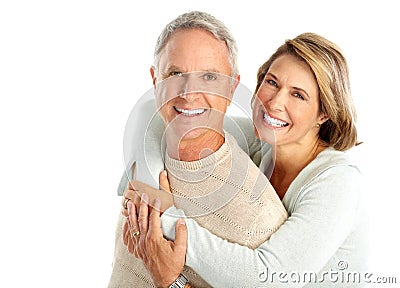 Elderly couple Stock Photo