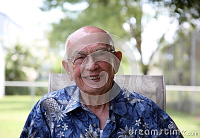 Elderly gentleman Stock Photo