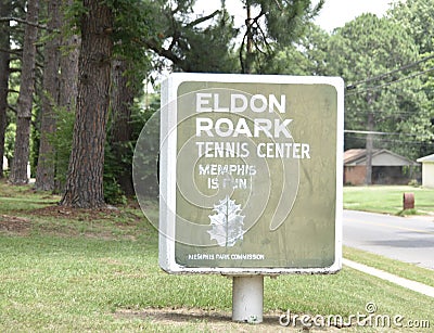 Eldon Roark Tennis Center, Memphis, TN Editorial Stock Photo
