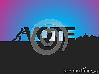 Vote Vector Illustration