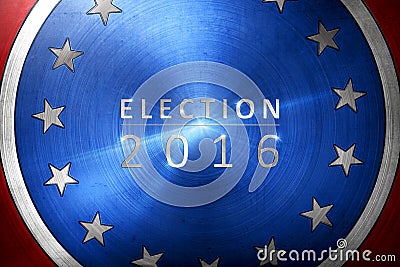 Election 2016 with election written with underline Stock Photo