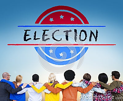 Election Vote Democracy Referendum Graphics Concept Stock Photo