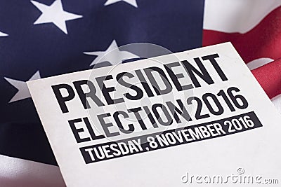 Election 2016 Stock Photo