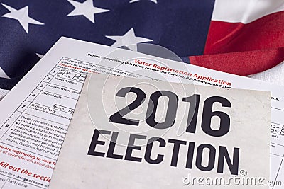 Election 2016 Stock Photo