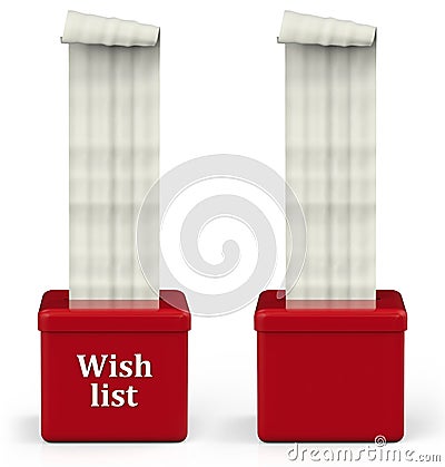 Election wish list Stock Photo
