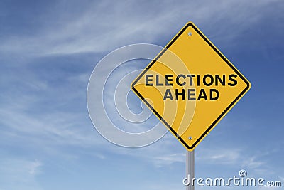 Elections Ahead Stock Photo