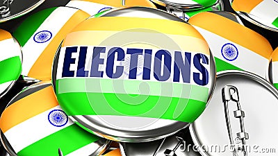 Elections in India Stock Photo