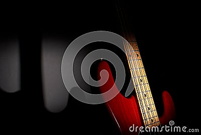 Electric bass Stock Photo