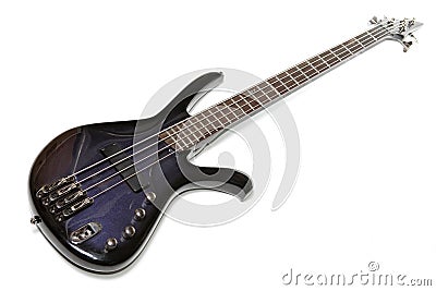 Electric bass-guitar Stock Photo