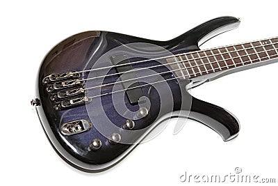 Electric bass-guitar Stock Photo