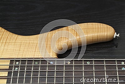 Electric bass guitar Stock Photo