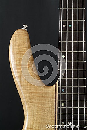 Electric bass guitar Stock Photo