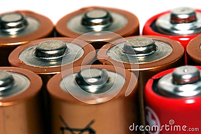 (electric) battery Stock Photo